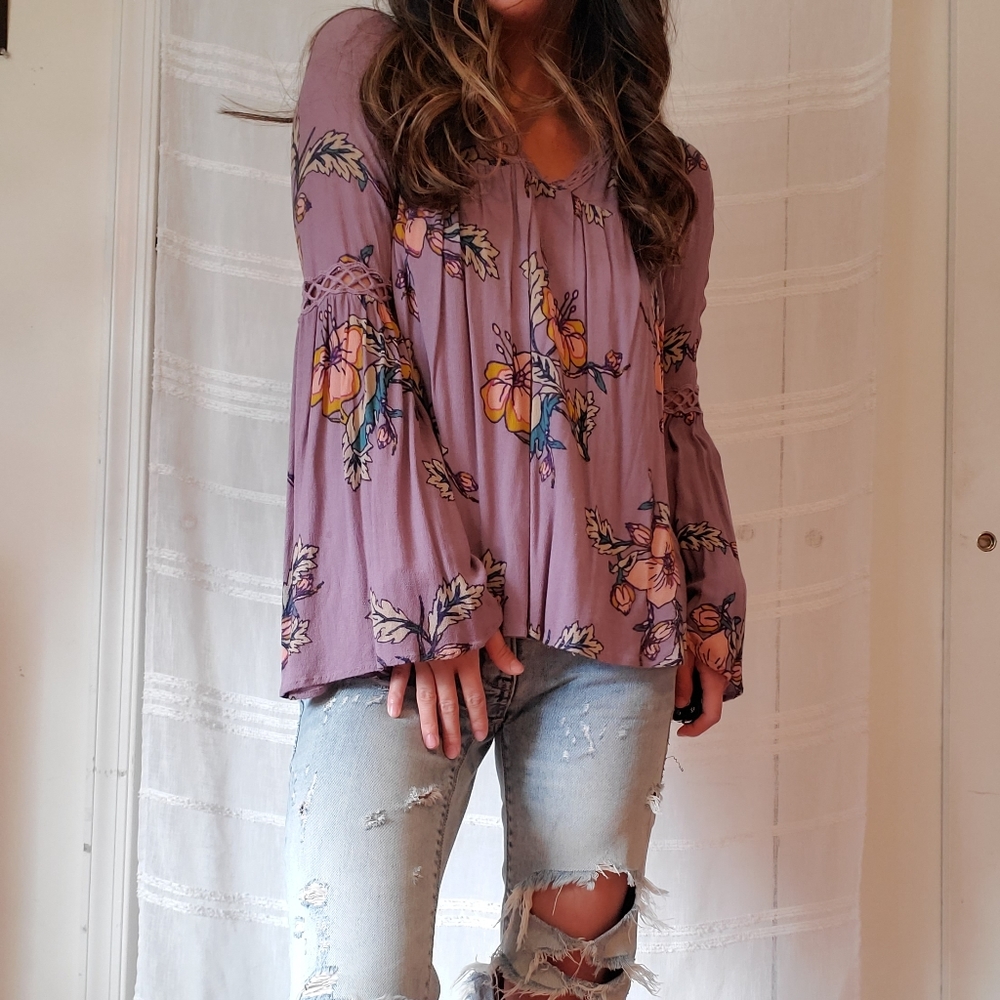 Flowy floral top